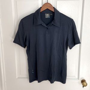 Icebreaker Women's Polo Shirt Superfine 190 Merino Wool Size L